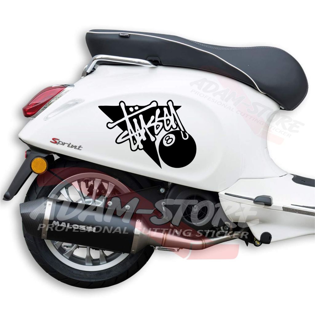 Stussy Sticker // Vespa Matic Motorcycle Sticker // Piaggio Sticker // Vespa Matic 150 - VS08