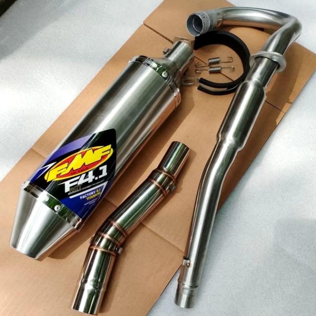 FMF F4.1 RACING EXHAUST 1 ชุดสําหรับรถจักรยานยนต์ crf150 klx150 wr150 dtracker150 xr200