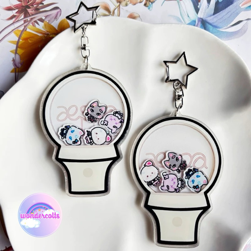 GANTUNGAN AESPA พวงกุญแจ Shaker พวงกุญแจกระเป๋า Charm KPO