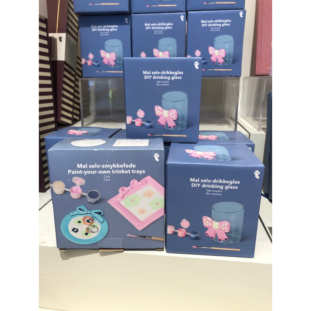 [JASTIP FLYING TIGER] แก้วน้ําถาด DIY