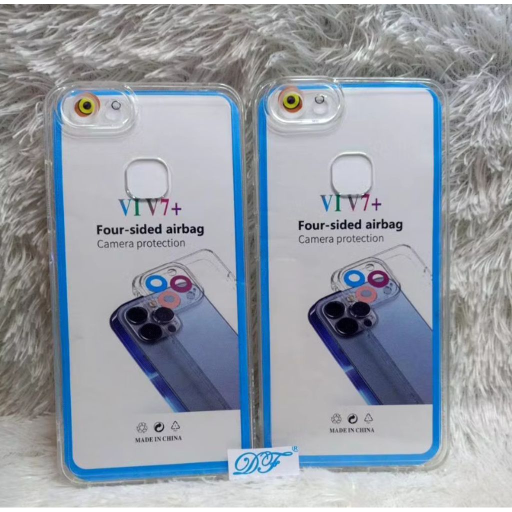 SoftCase Casing Vivo V7 Plus/V7 Silicone Clear Transparent Protect Camera