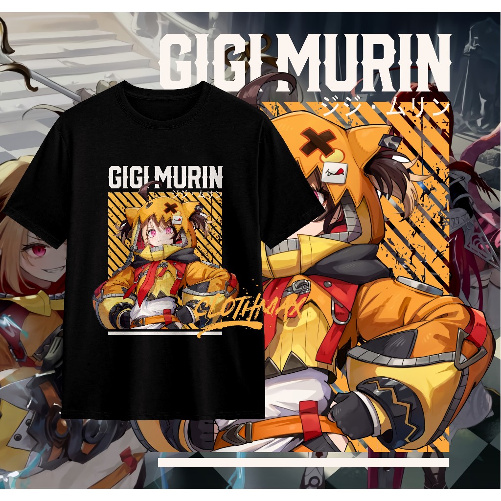 เสื้อยืดผู้ใหญ่ Hololive เสื้อยืด Gigi Murin พรีเมี่ยม Unisex Soft Combad 24s Raora Panthera