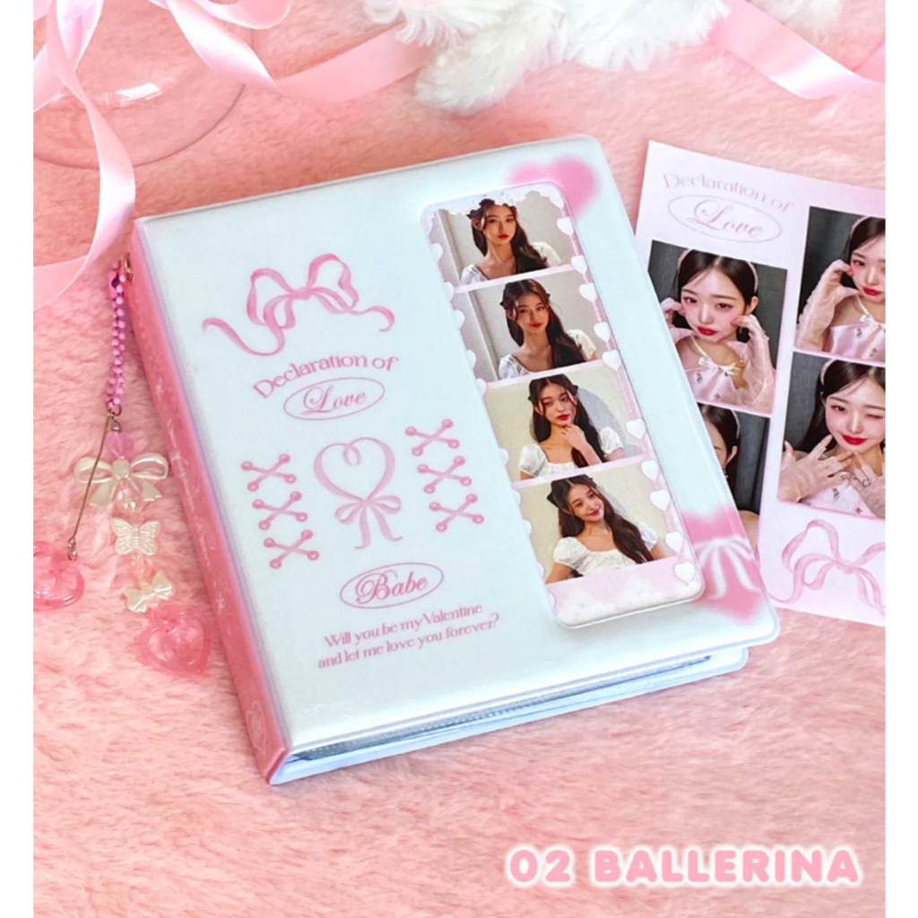 ALBUM PHOTOSTRIP COLLECT BOOK photobooth studio photo binder ที่คั่นหนังสือ photocard kpop เกาหลี