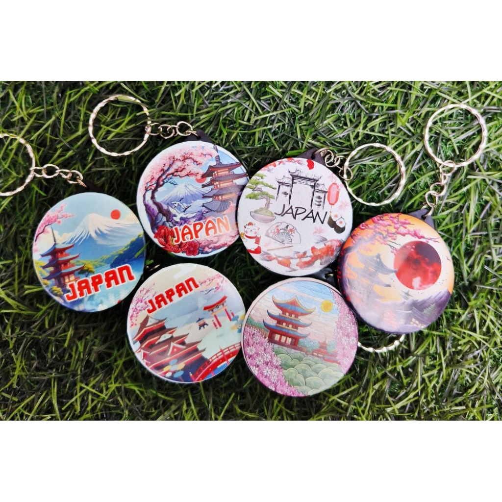 GANTUNGAN (50 ชิ้น) พวงกุญแจ ICON JAPAN ของที่ระลึก