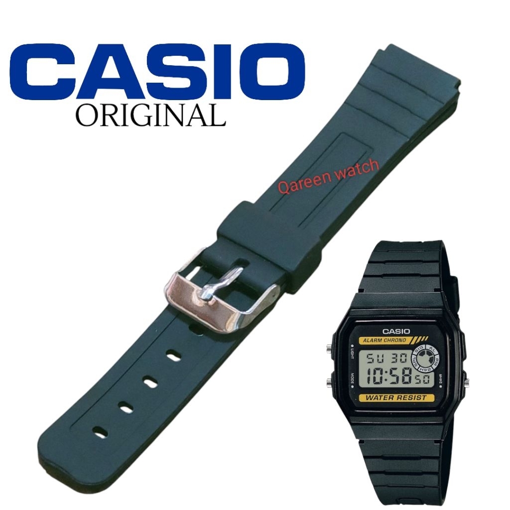 Casio F94WA F94 F-94WA สายนาฬิกายาง สายนาฬิกา Casio A168