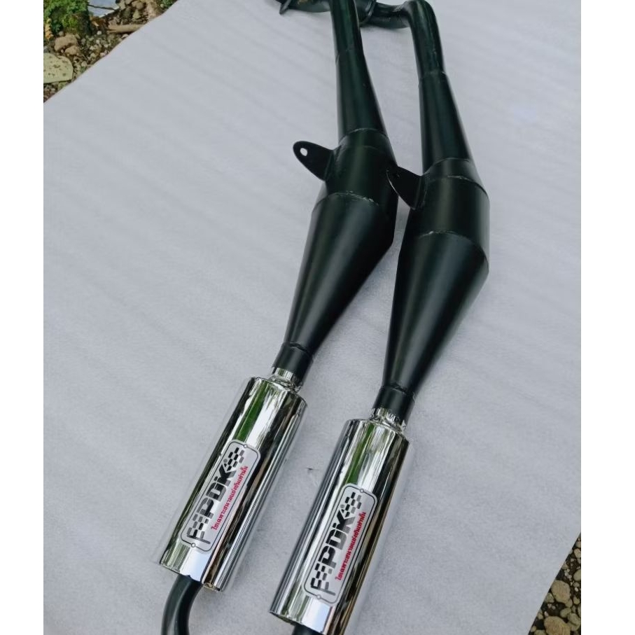 ท่อไอเสีย PDK Fizr Force1 F1zr F1 Yamaha Alfa Y100 bel100 mate111 มาตรฐาน Racing ท่อไอเสีย