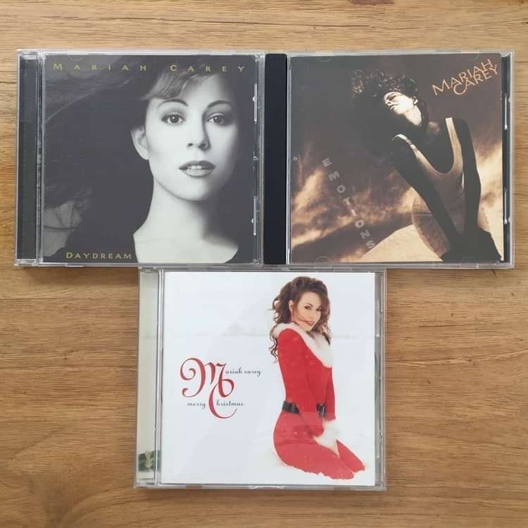 แพ็ก 3 ซีดีป๊อป: MARIAH CAREY Daydream + Emotions + Merry Christmas