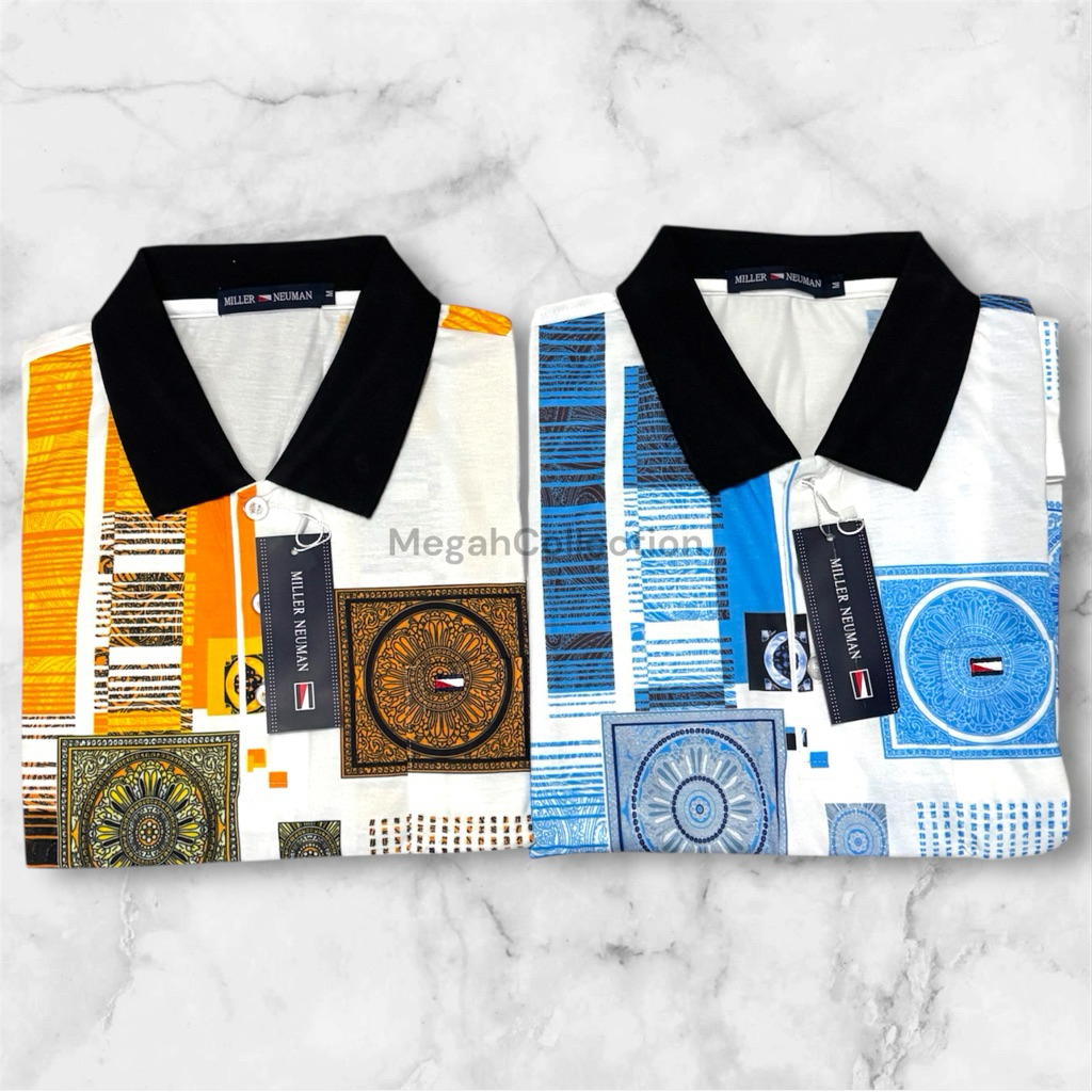 Miller Neuman Mens Premium Collared T-Shirt