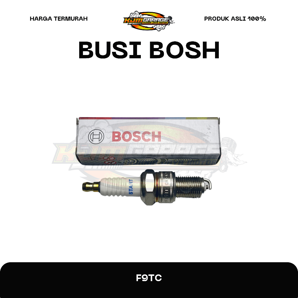 หัวเทียนเกลียวยาว 2T F9TC (W5DC) BP7ES SATRIA R/SATRIA 120/SATRIA HIU/DOLBA/TS 125/RX Z/RZ R Bosch