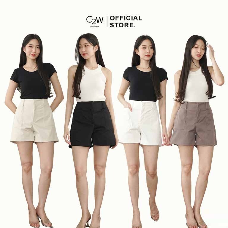 C2W Clothtowear กางเกงแฟชั่นลุคเกาหลี 8200-GVD