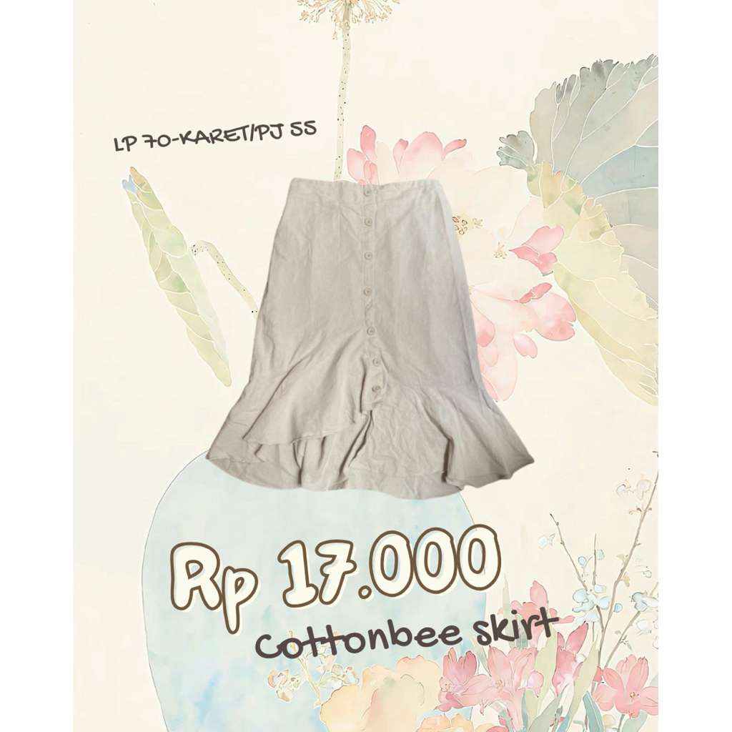 กระโปรง Cottonbee heikaji jfashion shoujou igari monukei นางฟ้าวินเทจ