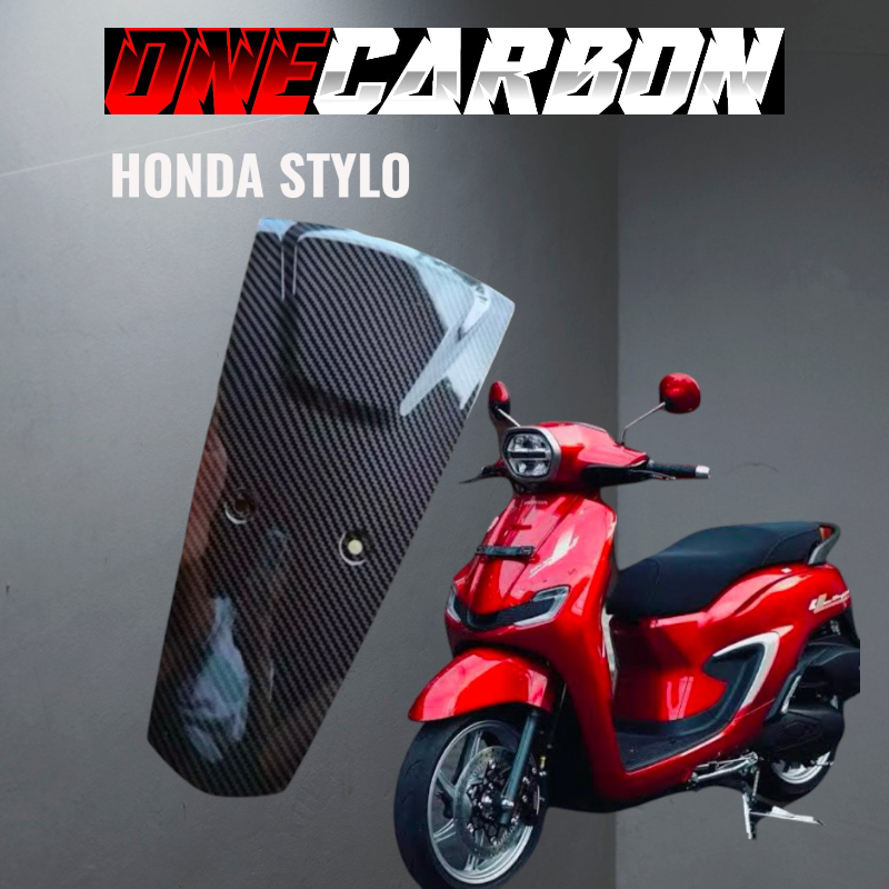 HONDA STYLO 160 คาร์บอนฝาครอบ stylo คาร์บอนผูก stylo 160 คาร์บอน stylo คาร์บอนแพคเกจ stylo 160 คาร์บ