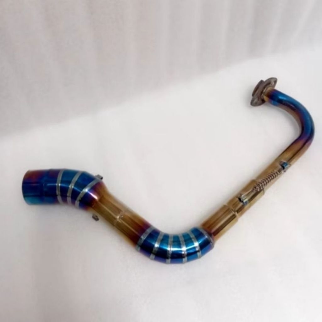 ข้อศอกใหญ่ bluemoon ท่อ 51 มม. ท่อเปิด Mio Soul carb Mio sporty Mio Sulty Mio i125 Mio Soul i125 nma