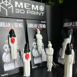 Gantungan Kunci Hantu Urban legend Indonesia Untuk Souvenir, Hiasan, Serta Pajangan yang unik - 3D Print