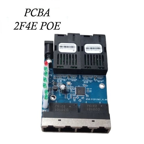 MEDIA CONVERTER PCBA CM2F4E POE MEDIA CONVERTER 2 FO 4 ETH POE