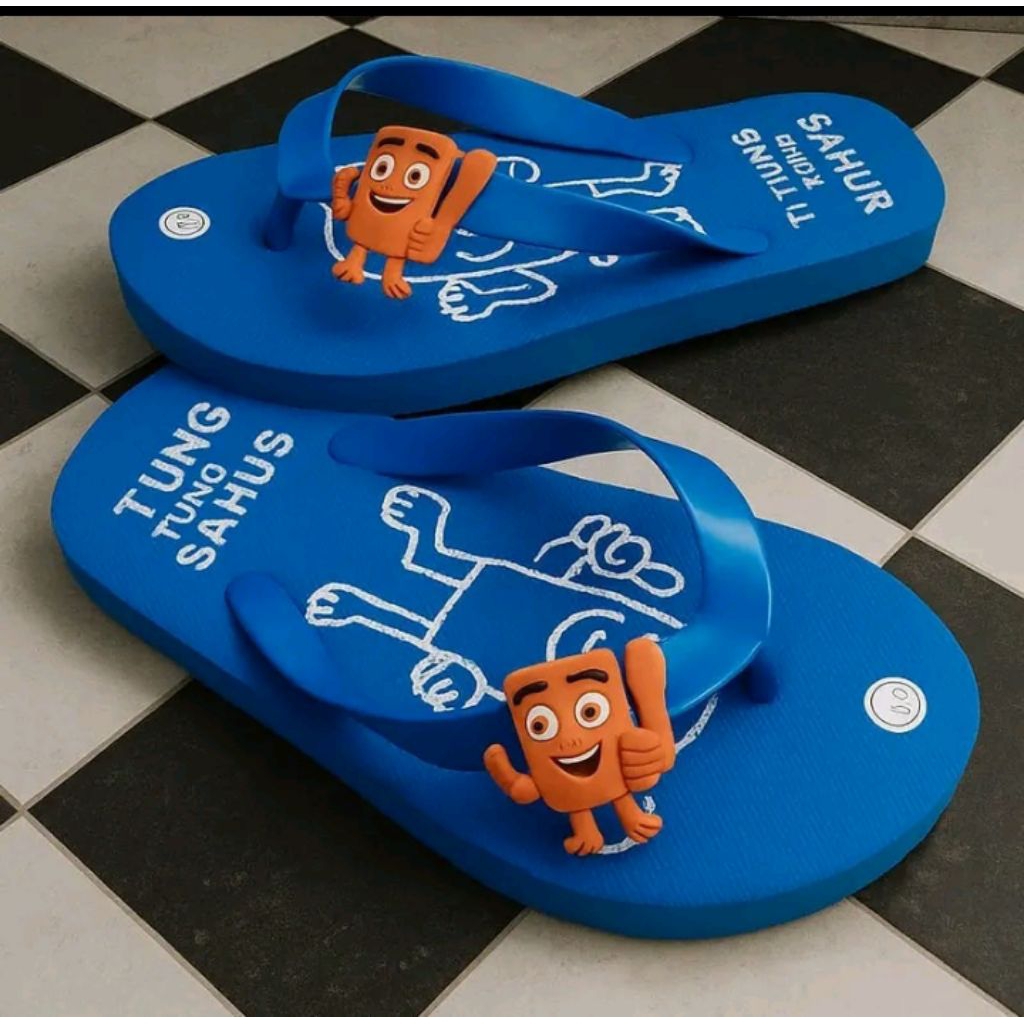 รองเท้าแตะ Tung Tung Sahur / รองเท้าแตะเด็ก Tung Sahur