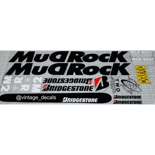 สติ๊กเกอร์ทดแทน bridgestone mudrock MR2 MR-2