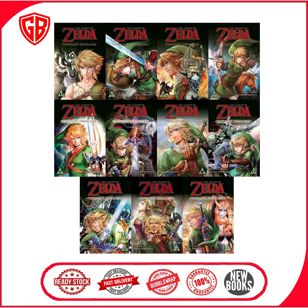 Komik The Legend of Zelda: Twilight Princess (11 Book series)