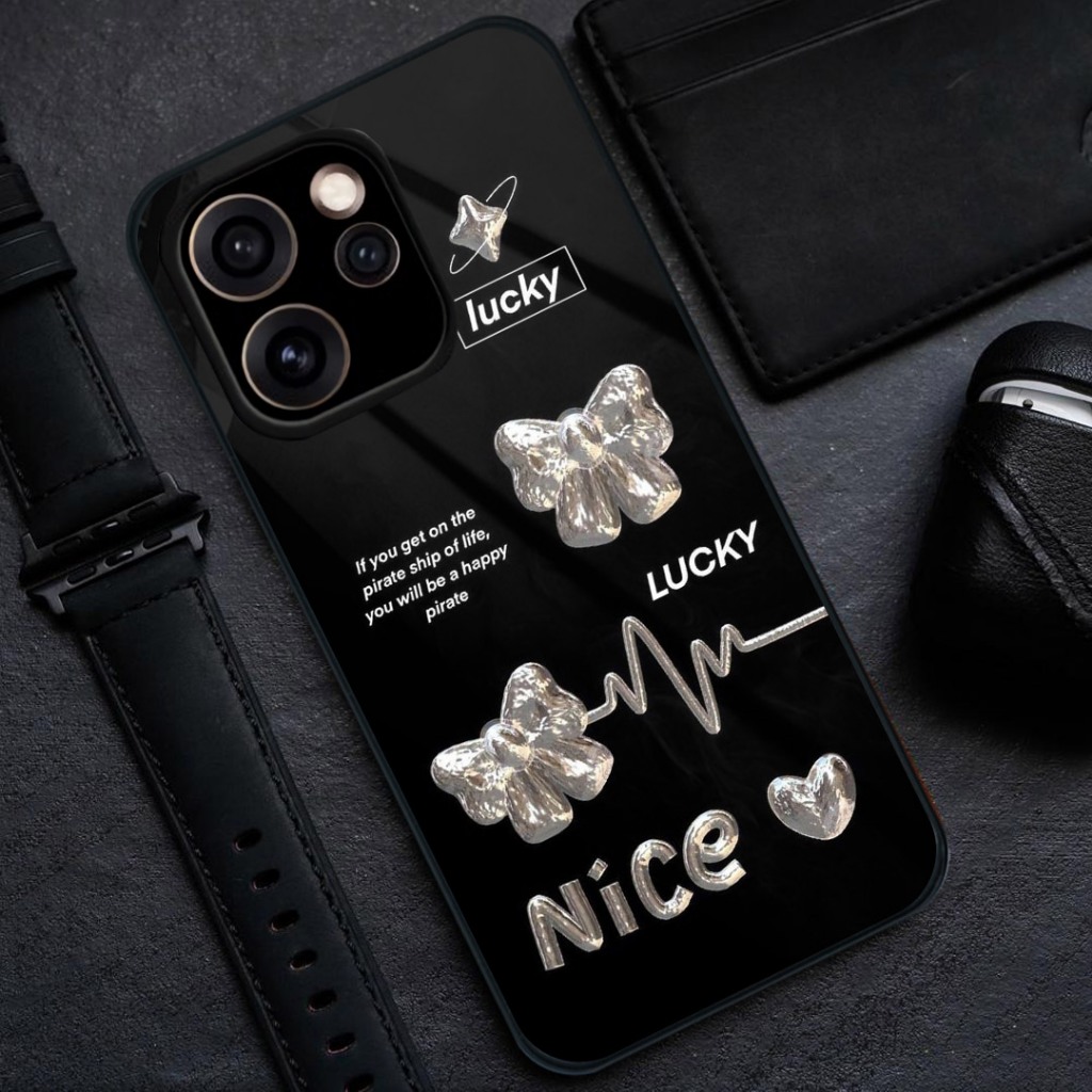 Softcase Glass Oppo Reno 15 Reno 15 Pro [BSG-50] - Casing Hp Oppo Reno 15 Reno 15 Pro - Case Kaca Ac