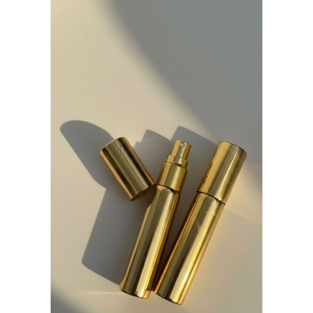 10ML GOLD PERFUME SPRAY BOTTLE (ต้องใช้หมวก)