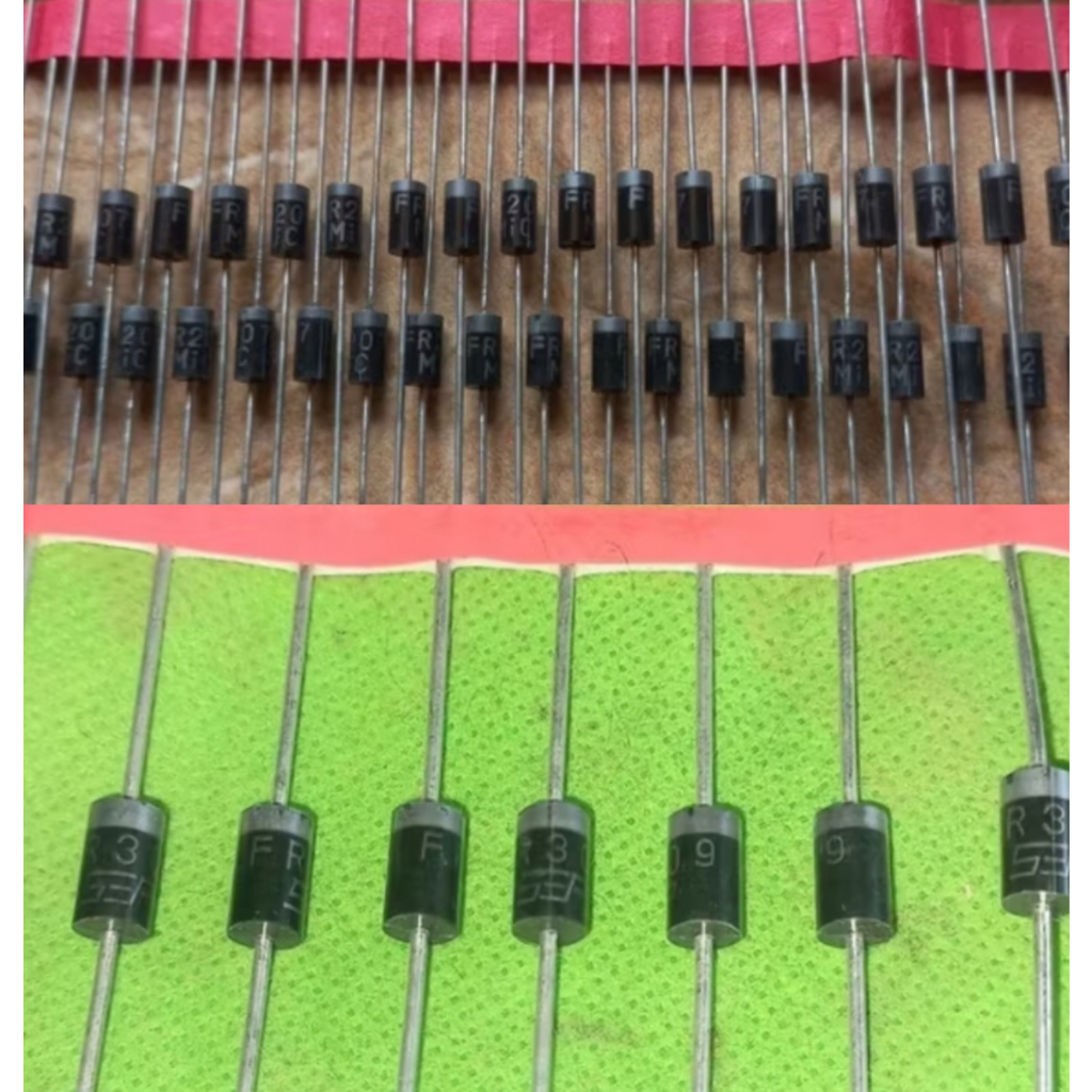 Ultrafast ไดโอด series FR original FR105 FR107 FR157 FR207 FR308 ultra fast uf ไดโอด ori ไมค์ 105 10