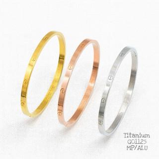 Gelang Titanium Bangle Mata 4mm (satuan) Best seller Gemilang Xuping G01125