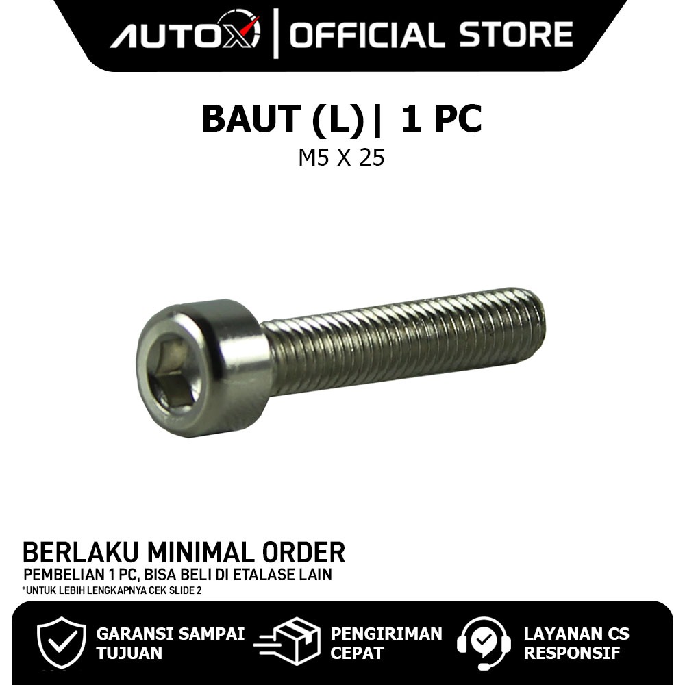 Bolt L M5 x 25 Bolt Bolt Silver L4 Key Key Key 4 Pitch 0.8 5X25 M5x25