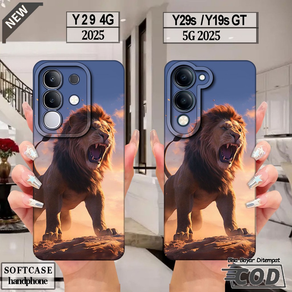 VIVO Y29 4G Silicone - VIVO Y29S - เคส VIVO Y19S GT _เคส softcase สีดําใสยืดหยุ่นสุดเท่