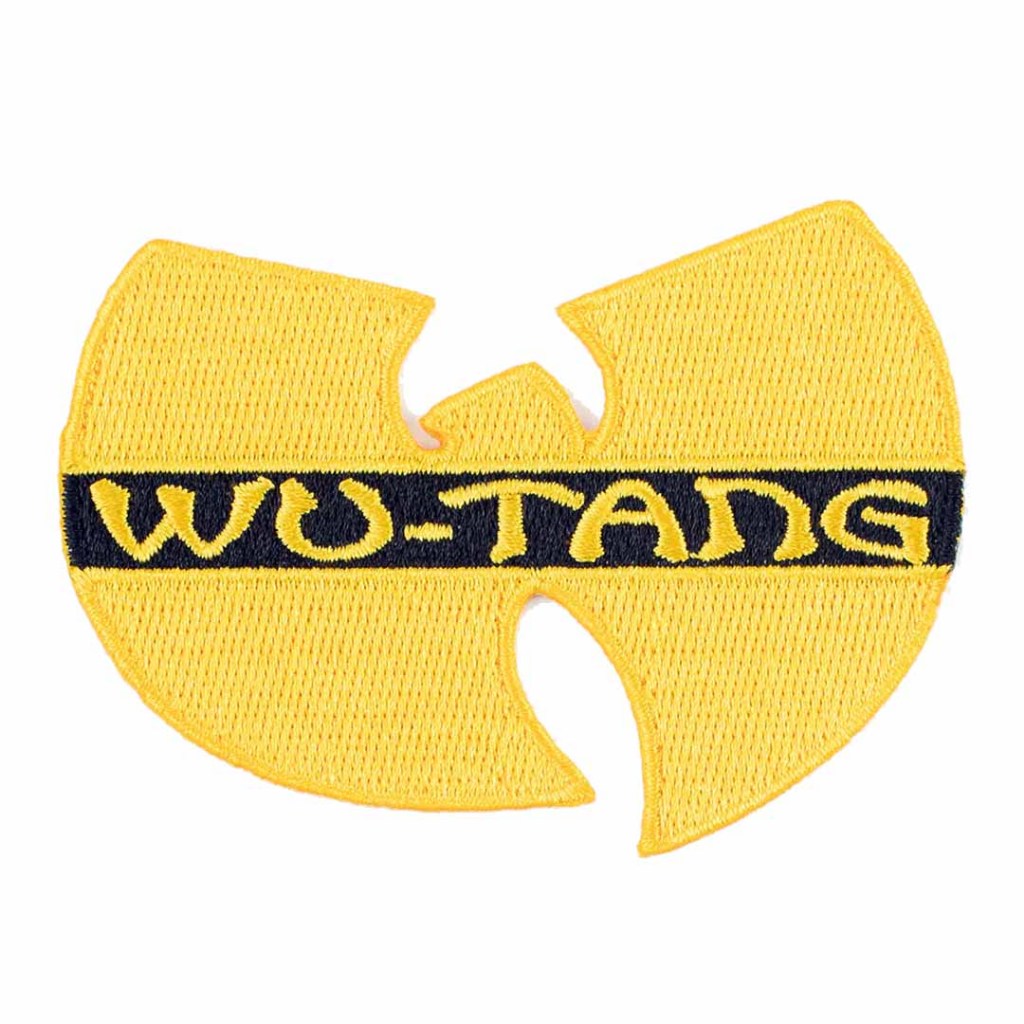 Wu-Tang Clan - ป้ายทอสีเหลืองโลโก้
