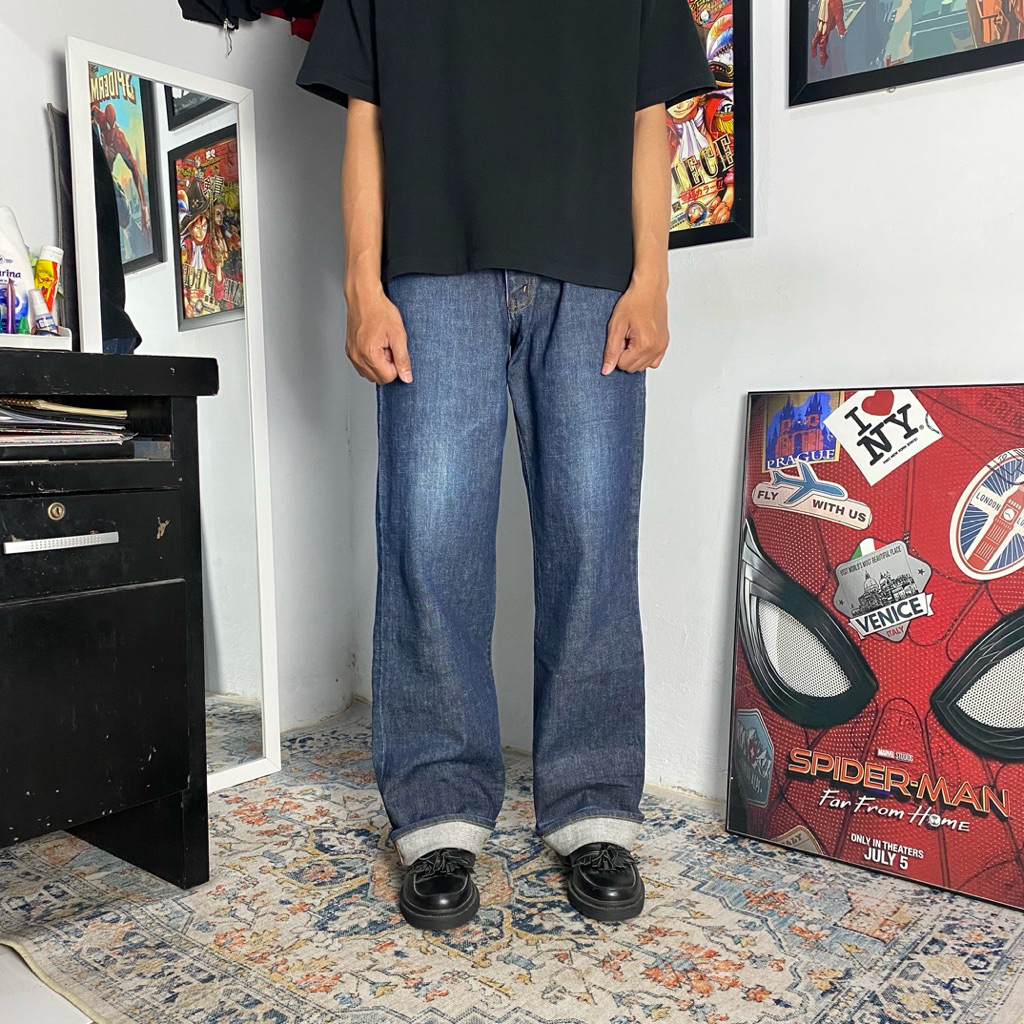 GLHEART STRETCH DARK BLUE JEANS