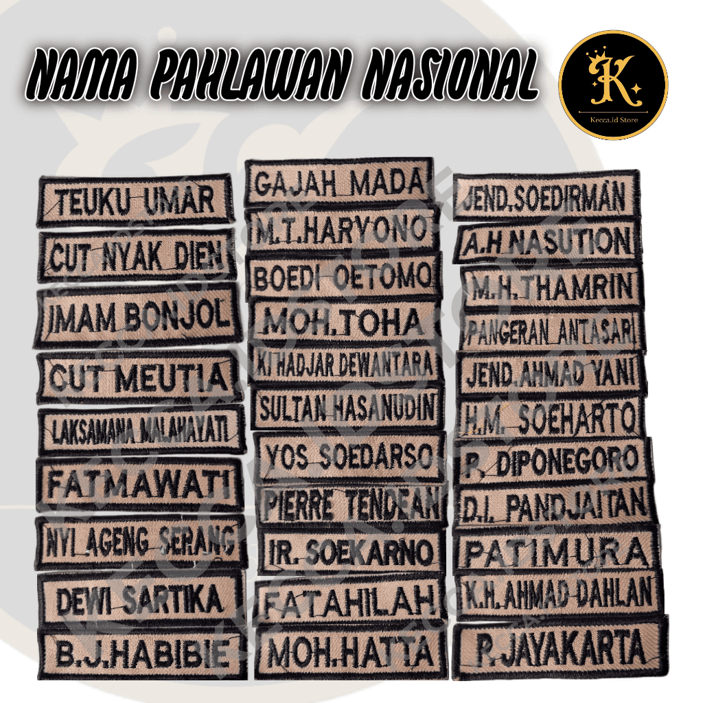 NATIONAL SCOUT HERO NAME BET/SCOUT EMBROIDERY BET