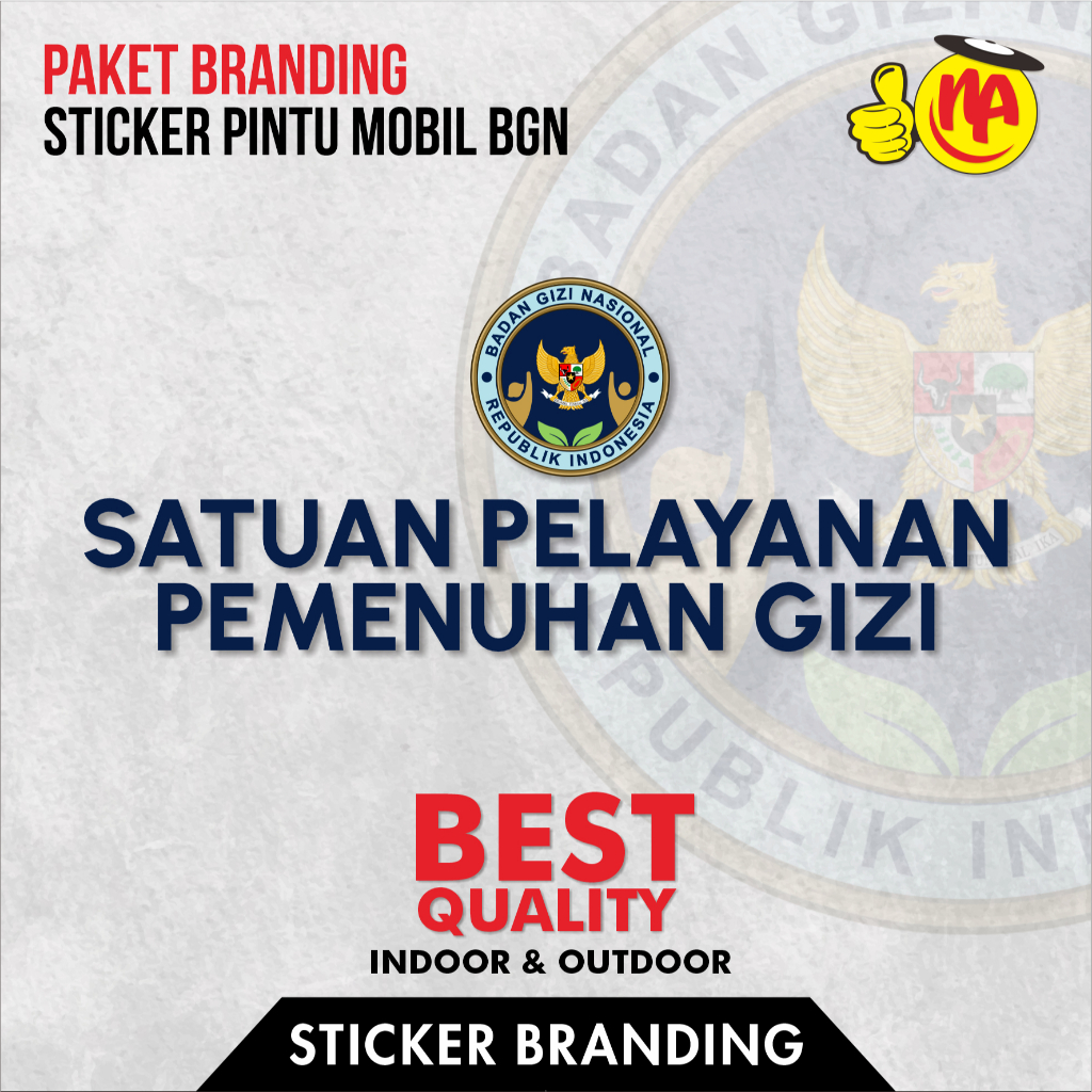 สติกเกอร์แบรนด์รถยนต์ Blindvan BGN / แพ็คเกจแบรนด์รถยนต์ Blindvan BGN