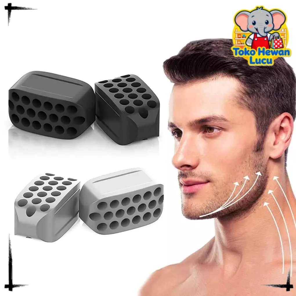 Jawline กล้ามเนื้อการออกกําลังกาย/ซิลิโคน Jaw Trainer Mastic Ball Jawline Exerciser