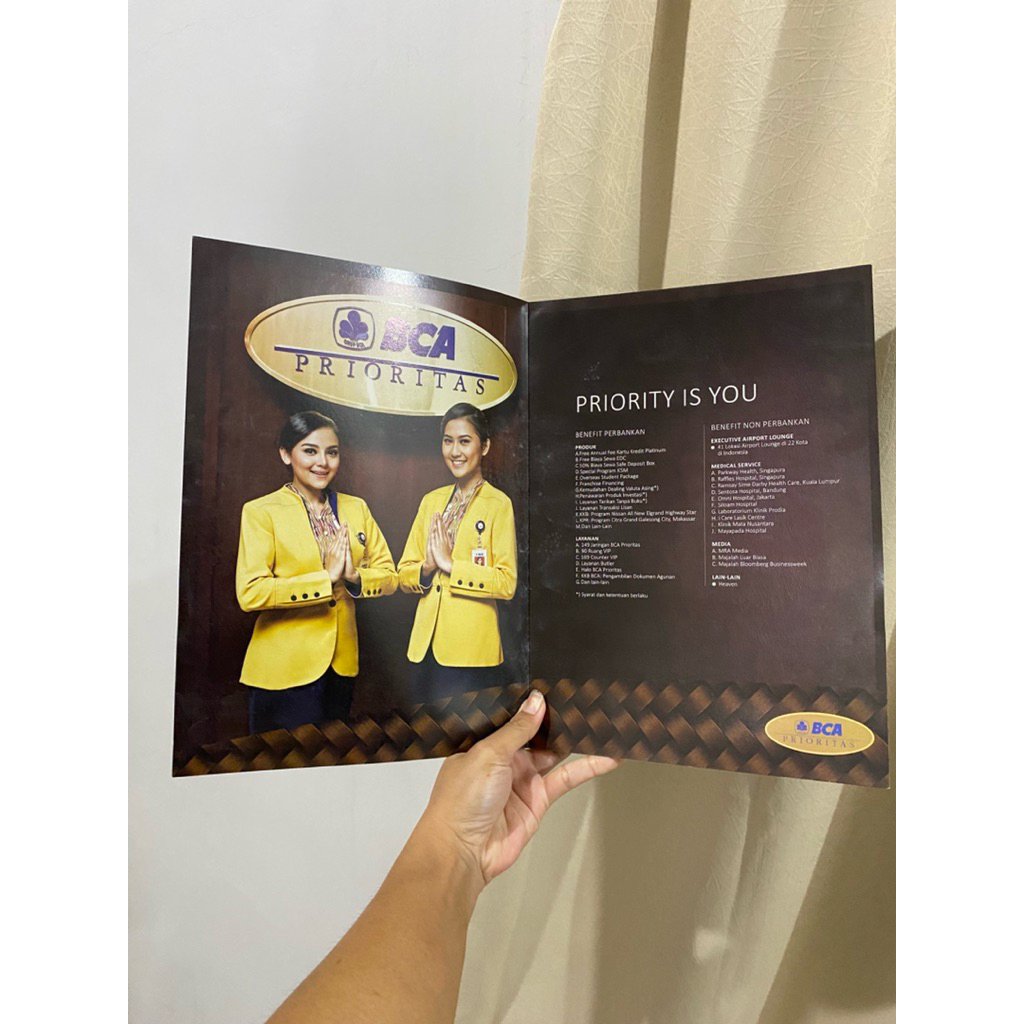 BCA PRIORITY - นิตยสาร/ร่ม/สัญญา