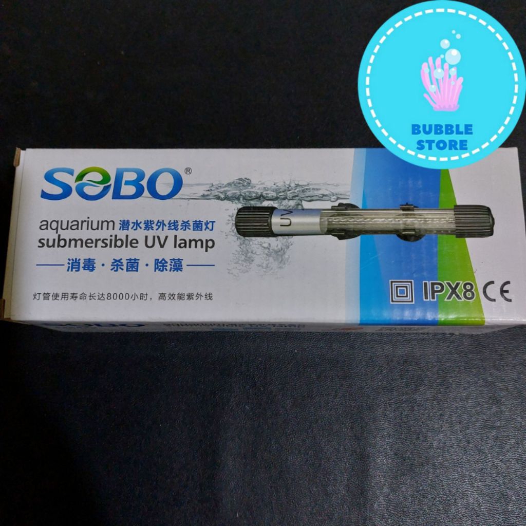UV SOBO AMARA 5 7 9 11 13 15 W / SOBO UV LAMP AQUARIUM 5WATT 7WATT 9WATT 11WATT 13WATT 15WATT / AMAR