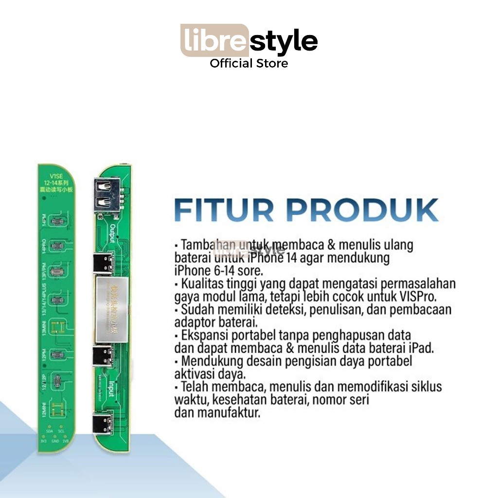 JCID V1SE/V1S Pro บอร์ดอะแดปเตอร์ทดสอบเครื่องชาร์จอย่างรวดเร็วของแท้