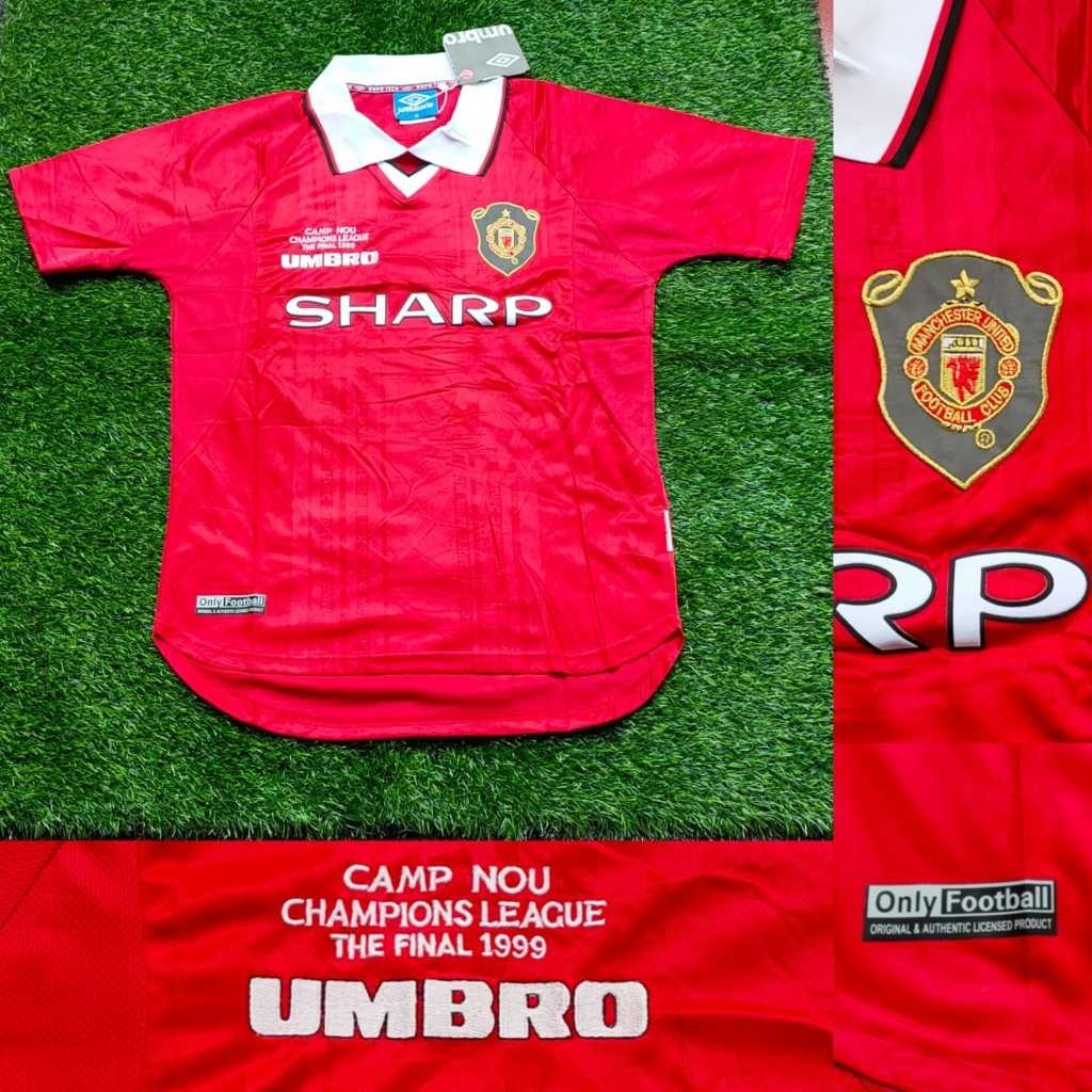 [Retro] RETRO VINTAGE JERSEY FOR MEN.U HOME FINAL CAMP NOU 1999 GRADE AAA CLASSIC