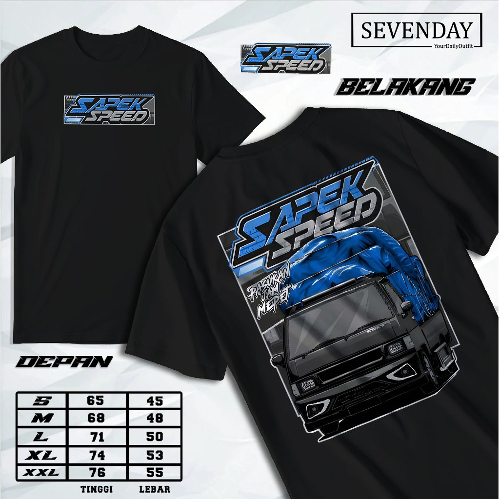 เสื้อยืด Saek speed Driver Muda Mania L300 Pick Up - เสื้อยืด Premium Distro