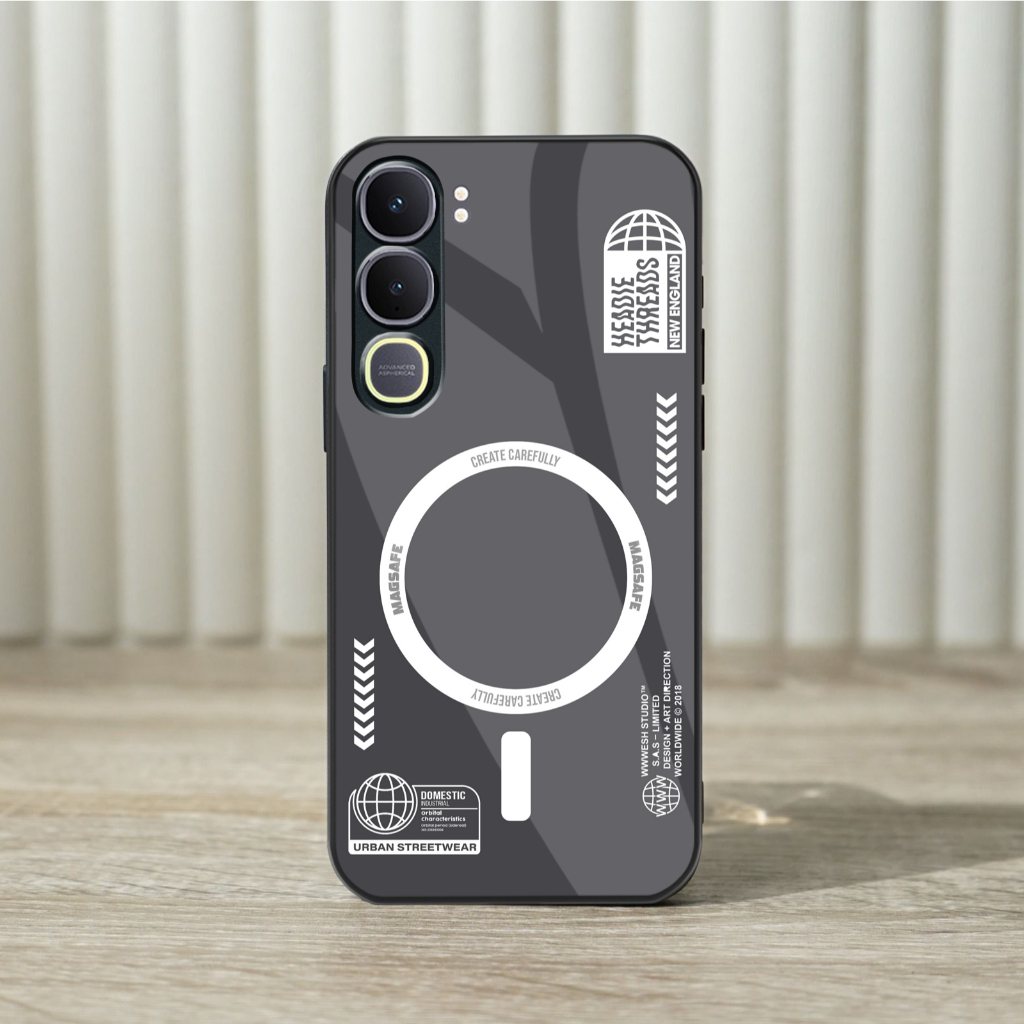 เคส Vivo Y21D Glossy Glass Softcase 2025 [SG08] เคส Vivo Y21D - เคสโทรศัพท์ Vivo Y21D - เคส Vivo Y21