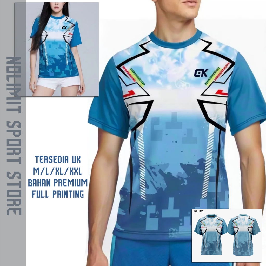FULL PRINTING SPORTS T-SHIRT TRAINING JERSEY PRINTING