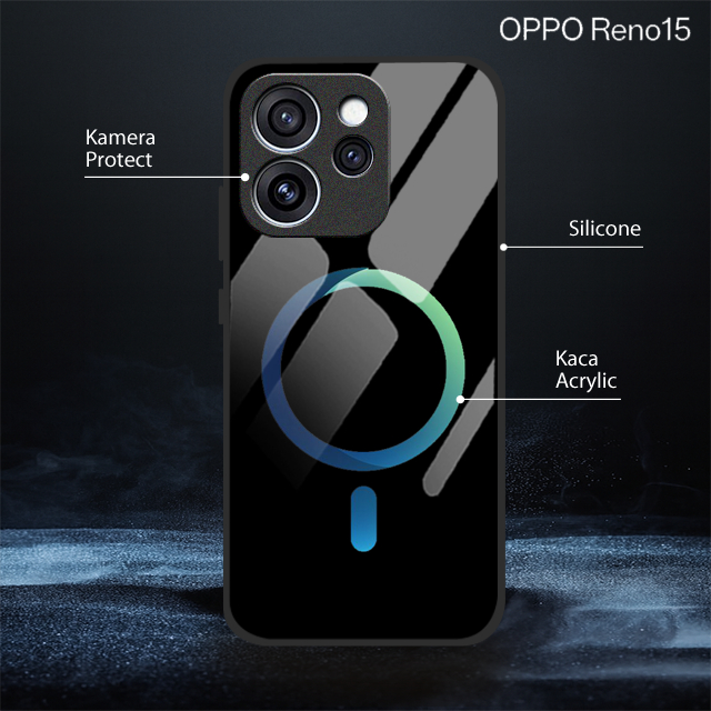 เคสกระจก Oppo Reno 15 ใหม่ล่าสุด [SF172]