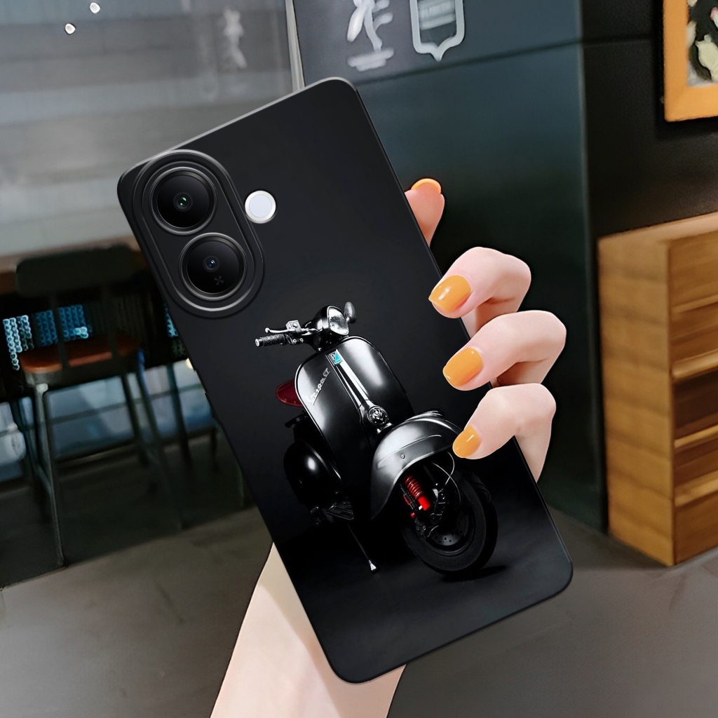 HP ล่าสุด iQOO Z10R 5G 2025 Softcase - เคสแฟชั่น Vespa - เคส iQOO Z10R 5G 2025 - เคส Pro Camera Sili