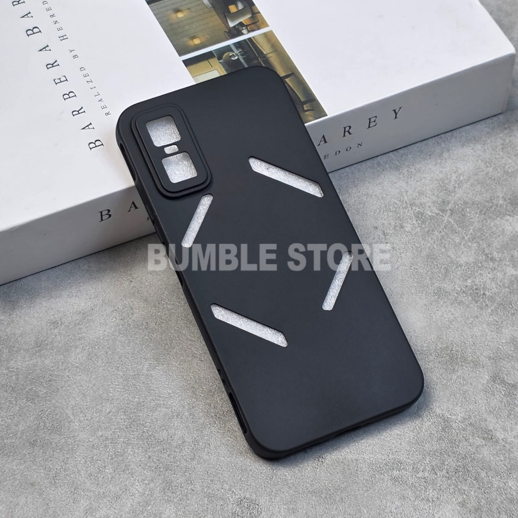 เคส Softcase Macaron Square Black Infinix GT 30 Infinix GT 30 Pro