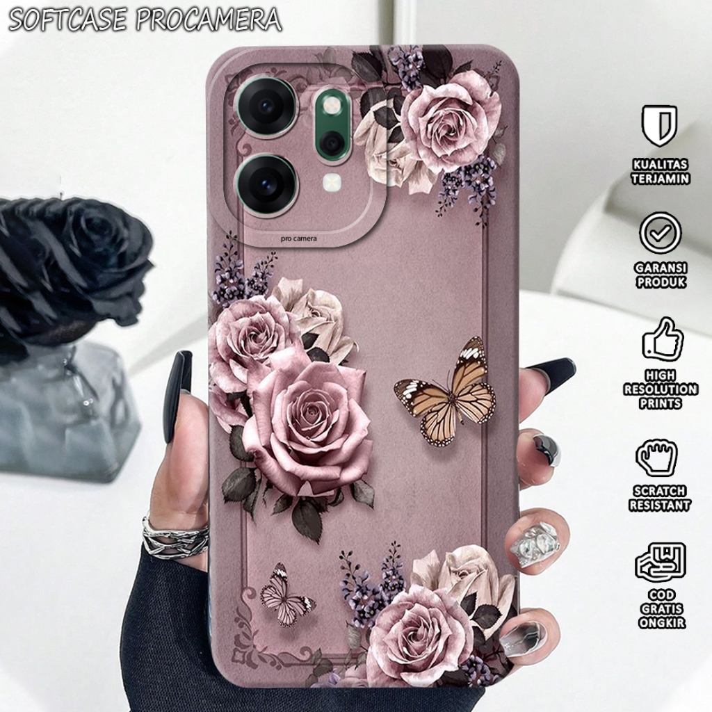 [ TS32 ] เคส Hp สําหรับ OPPO RENO 14F แฟชั่น Casing Softcase ล่าสุด 2025 - Macaron Protect Camera Ke