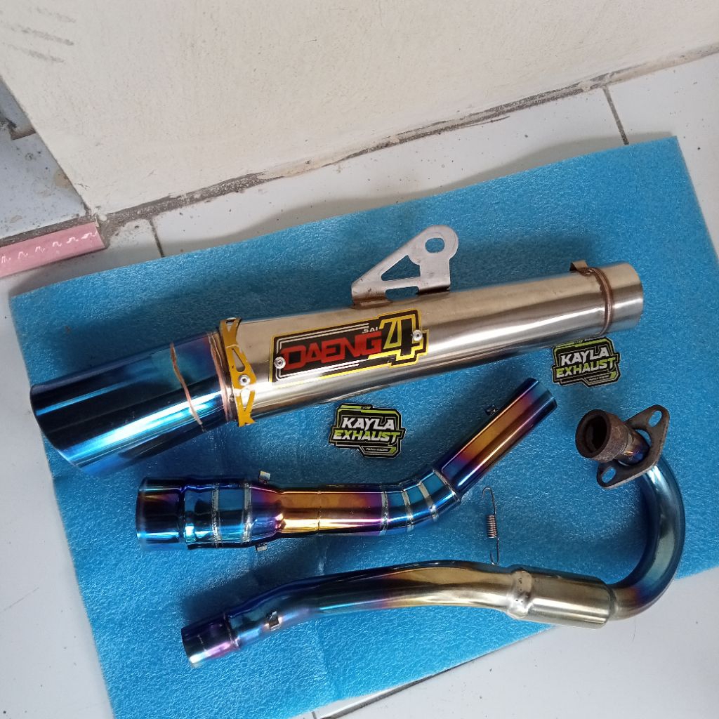 EXHAUST DAENG SAI4 51 มม. สําหรับ xr 200 KLX 150 dtracker crf 150 wr 155