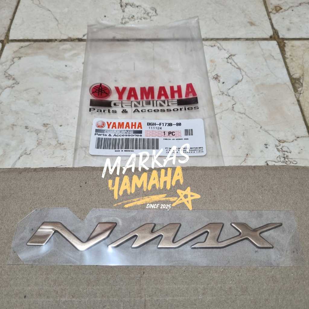 โลโก้สัญลักษณ์ Yamaha Gold Nmax ดั้งเดิม Nmax ใหม่เชื่อมต่อ 155 B6H-F173B-80 Nmax Body Emblem โลโก้ 