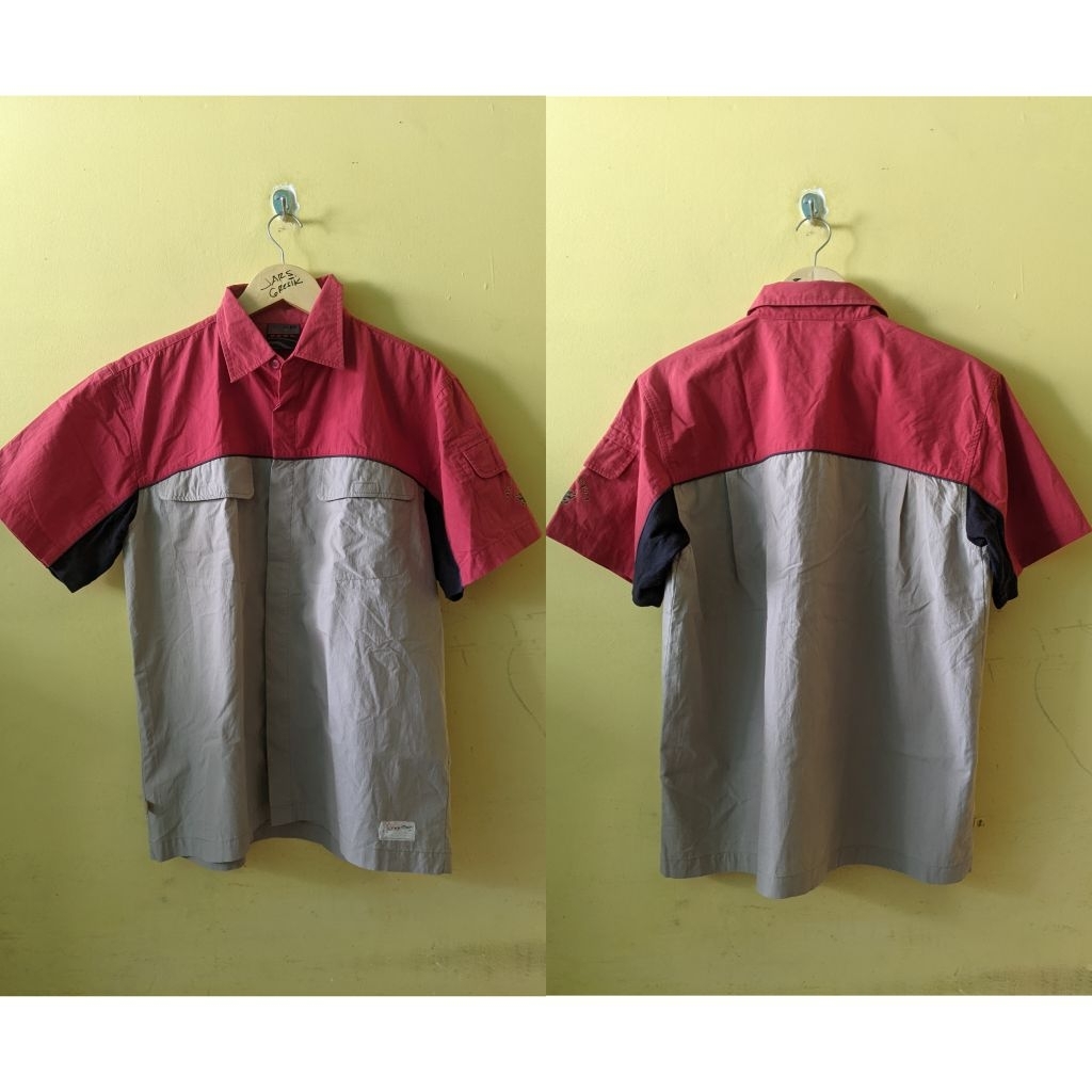 (เสื้อผ้าแบรนด์) Vintage Vans Custom Style Tricolors 2000 Y2k Work Shirts