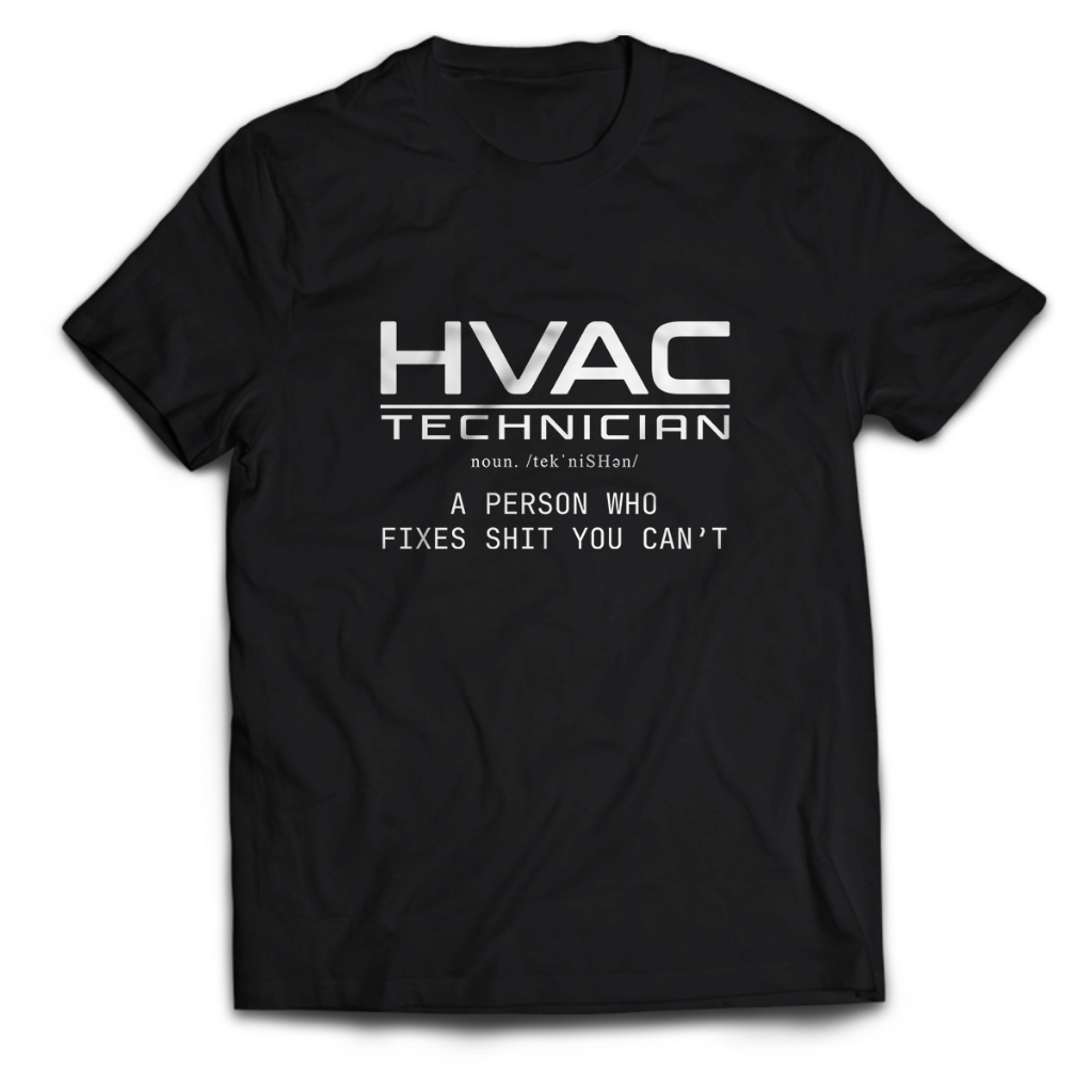 HVAC TECHNICIAN TECHNICIAN เสื้อยืดผู้ชายผู้ใหญ่ Unisex Tops PakeKaos