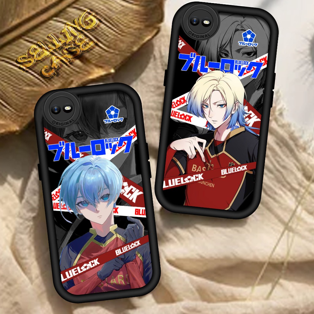 เคสพรีเมี่ยมเข้ากันได้สําหรับ OPPO A1K Motif [BLUELOCK1] Cover Handphone Casing Softcase Glossy Anti