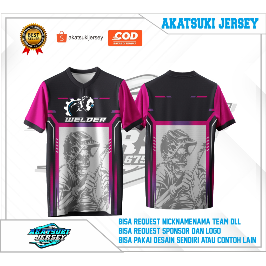 WELDER JERSEY FREE CUSTOM WELDER